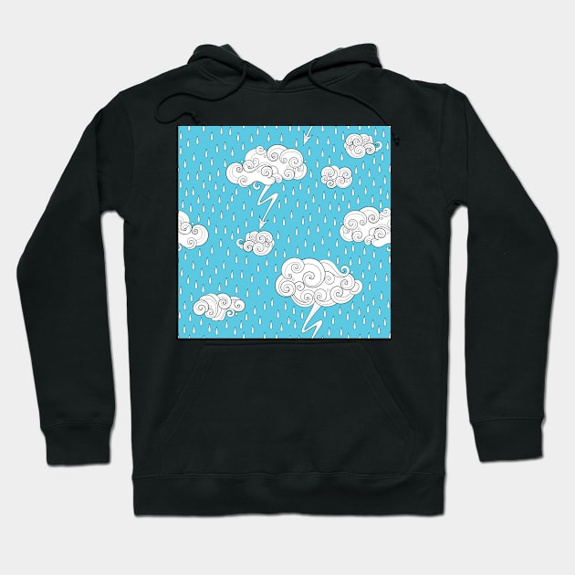 Fairytale Weather Forecast Print Hoodie by lissantee